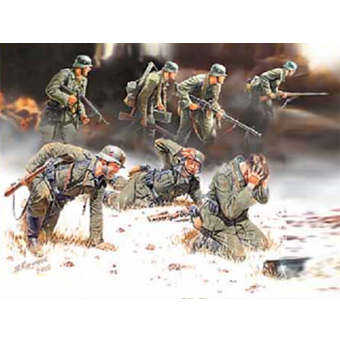 MASTER BOX 1/35 figure German Panzergrenadiers 7 Fig.